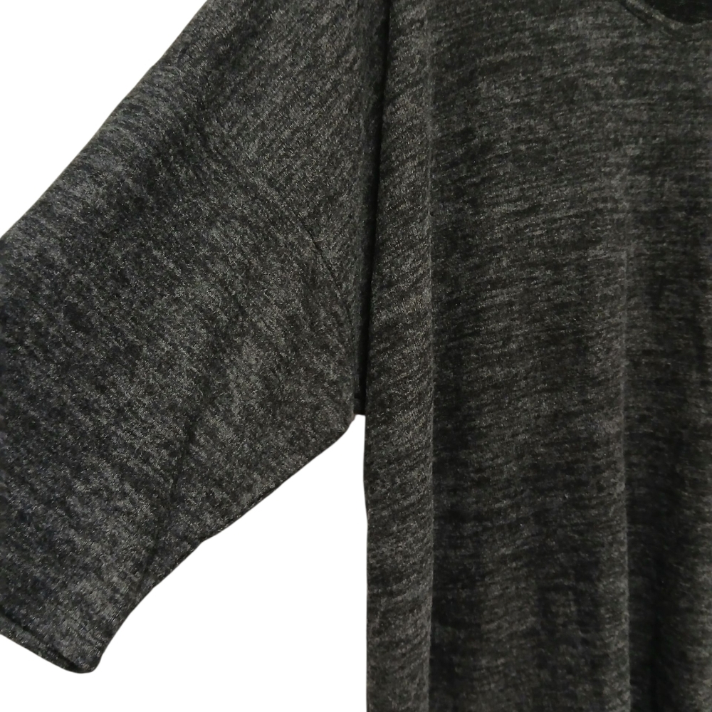 Torrid Heather Gray V-Neck Tunic Size 5-EUC - Picture 4 of 5